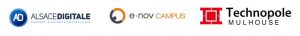 Logos co-organisateurs du Startup Weekend Mulhouse 2017